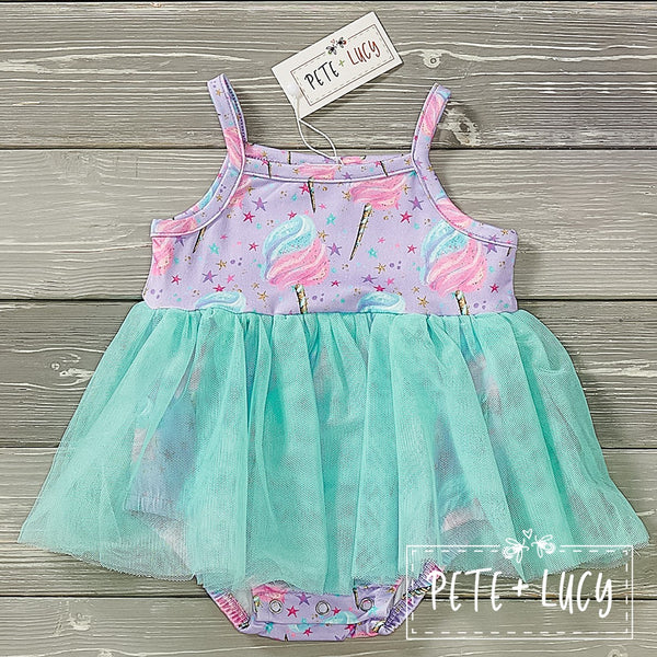 Cotton Candy Delight Girl's Infant Romper