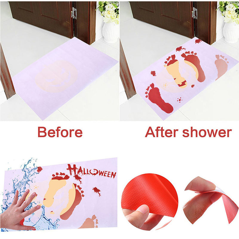Color Changing Quality Doormat Blood Novelty Bathroom Mat
