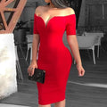 Pure color tight skirt and backpack hip dress